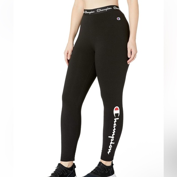 Champion Pants - Champion Dark Gray High-Waisted Leggings